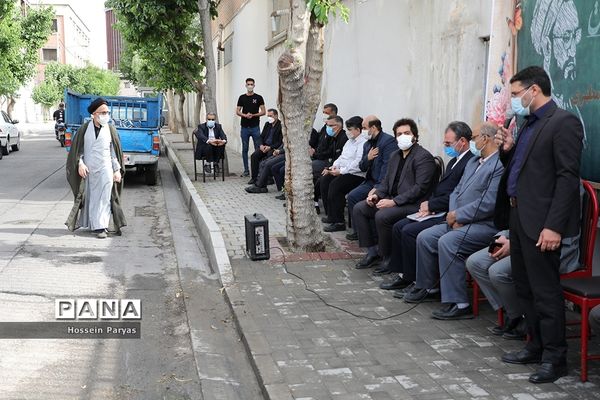 مراسم گلباران محل شهادت شهید مطهری و گرامیداشت روز معلم