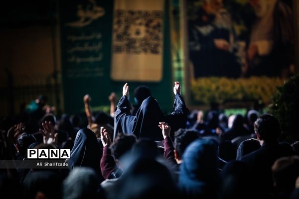 مراسم احیای شب بیست و سوم در حسینیه ریحانه الحسین