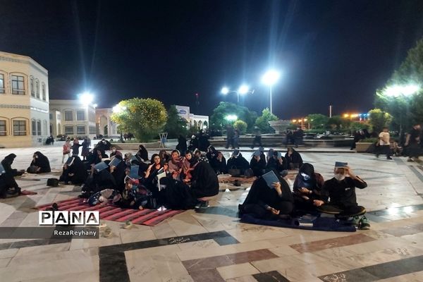 مراسم شب بیست و سوم ماه رمضان در زیارتگاه شهید مدرس کاشمر