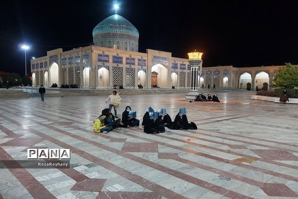 مراسم شب بیست و سوم ماه رمضان در زیارتگاه شهید مدرس کاشمر