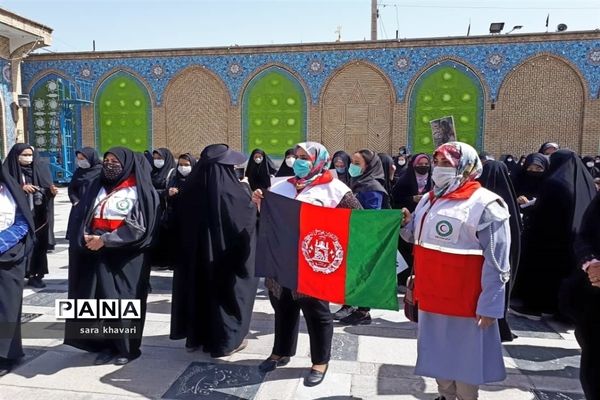 مراسم یادبود دانش‌آموزان شهید افغانستان در پیشوا