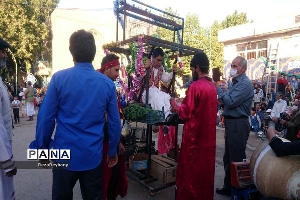 تعزیه خروج مختار در روستای فرح آباد کاشمر