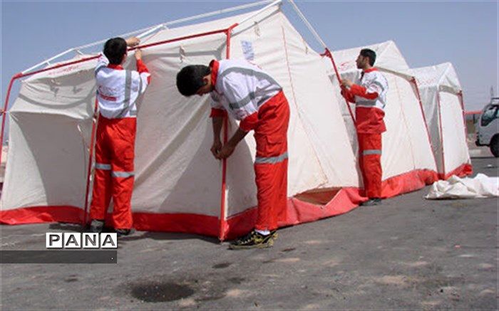 ۱۵۰ چادر در مناطق زلزله‌زده خراسان شمالی برپا شد
