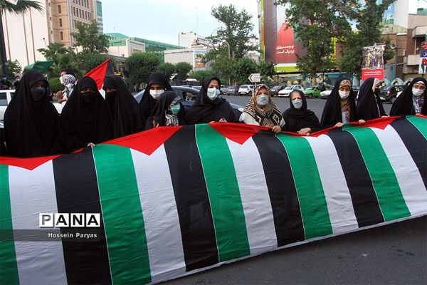 جشن پیروزی جبهه مقاومت فلسطین