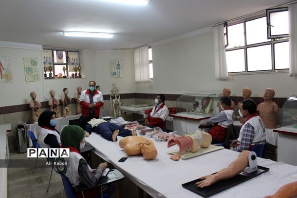 نشست اعضای شورای مدیران هلال احمر با رئیس دفتر فدراسیون صلیب سرخ  جهانی  در ایران