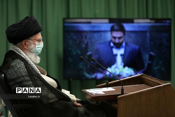 ارتباط تصویری نمایندگان مجلس شورای اسلامی با رهبر انقلاب