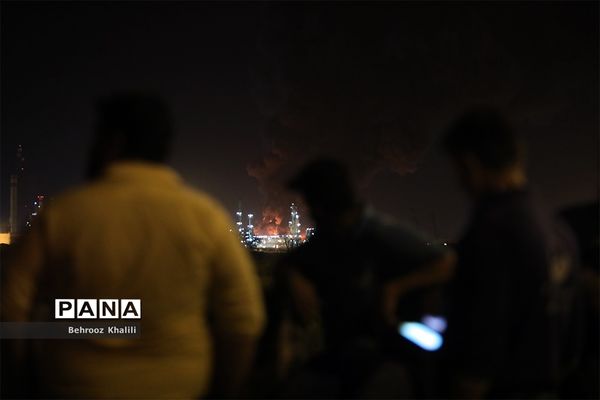 آتش‌سوزی در پالایشگاه تهران
