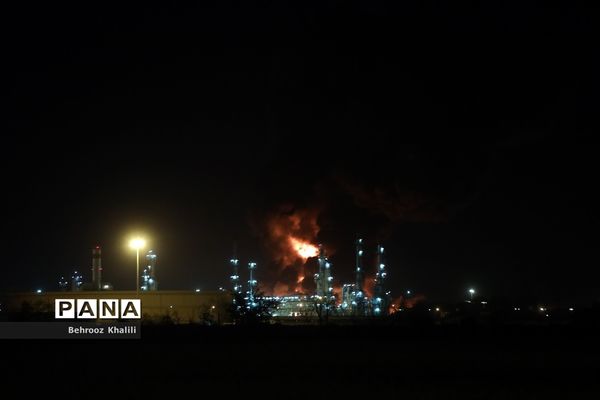 آتش‌سوزی در پالایشگاه تهران