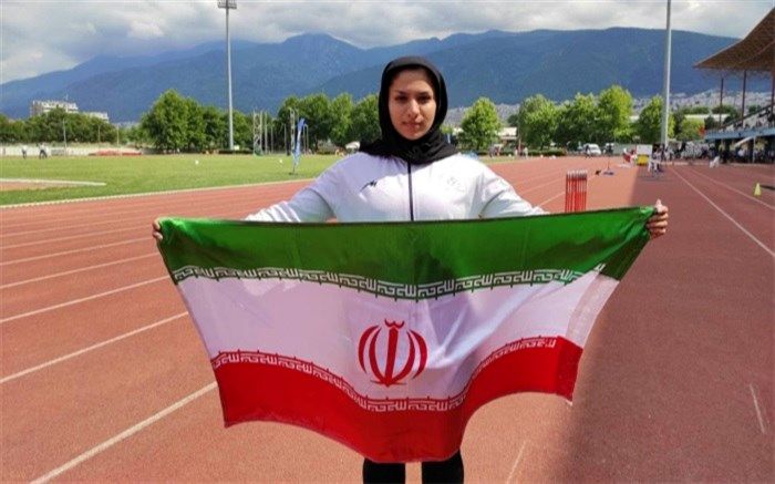 دختر ایرانی در دوومیدانی تاریخ‌ساز شد