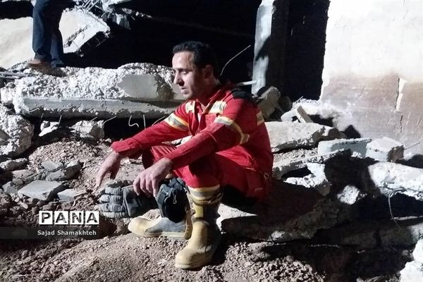 کشته شدن۲ نفر  براثر آتش سوزی و ریزش آوار در اهواز