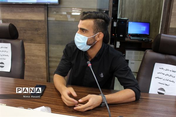 جلسه‌ هیات رئیسه مجلس دانش‌آموزی استان زنجان