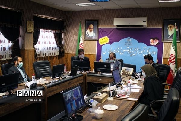 جلسه هیأت امنای سازمان دانش‌آموزی جهوری اسلامی ایران به صورت ویدئو کنفرانس