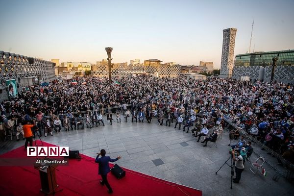 جشن پیروزی ابراهیم رئیسی در انتخابات ریاست جمهوری