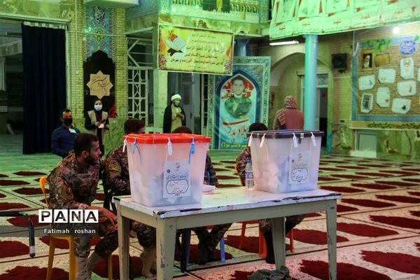 حضور و مشارکت مردم شهرستان امیدیه در انتخابات ۱۴۰۰-۲