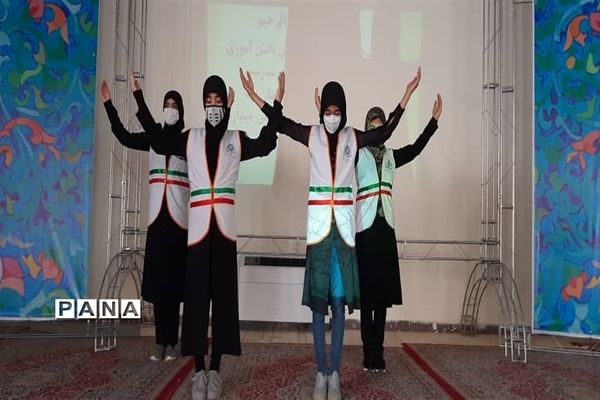 حضور رئیس سازمان دانش‌آموزی استان یزد در ابرکوه