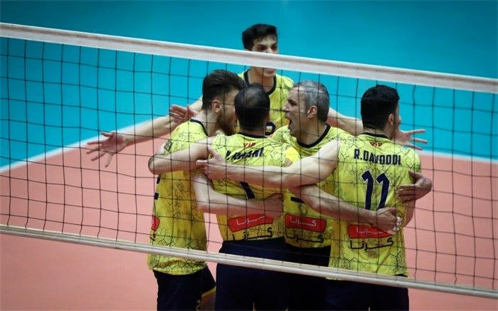 والیبال قهرمانی باشگاه‌های آسیا؛ فولاد ایران بُرد دوم را جشن گرفت