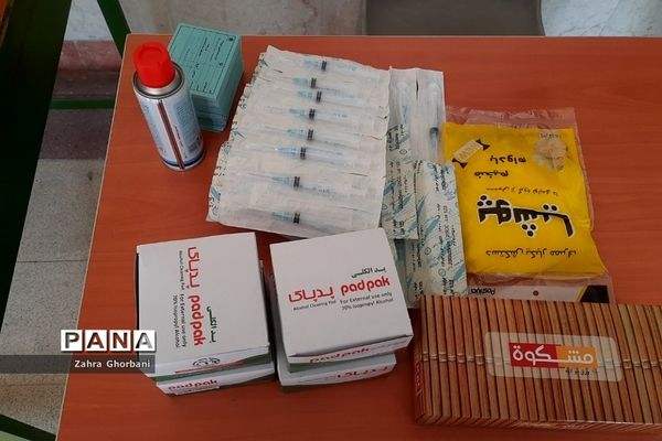 واکسیناسیون دانش‌آموزان شهرستان دماوند