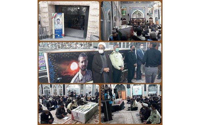 برگزاری مراسم وداع, و تشییع پیکر شهید والا مقام مدافع وطن در نیشابور