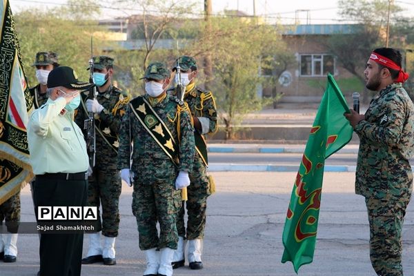 مراسم صبحگاه  یگان ویژه استان خوزستان