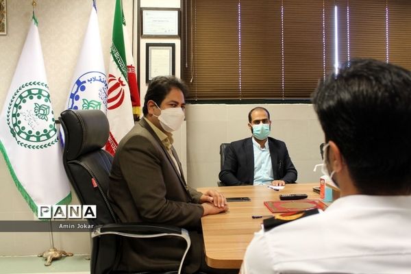 نشست سازمان آتش نشانی  و خدمات ایمنی  شهرداری شهر شیراز با سازمان دانش آموزی استان فارس