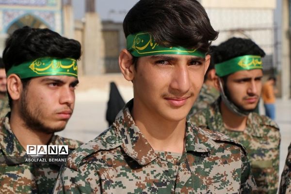 آیین «عهد سربازی» در مسجد مقدس جمکران