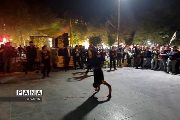 جشن ورزشکاران باشگاه فرهنگی ورزشی سپاهان در چهارباغ اصفهان