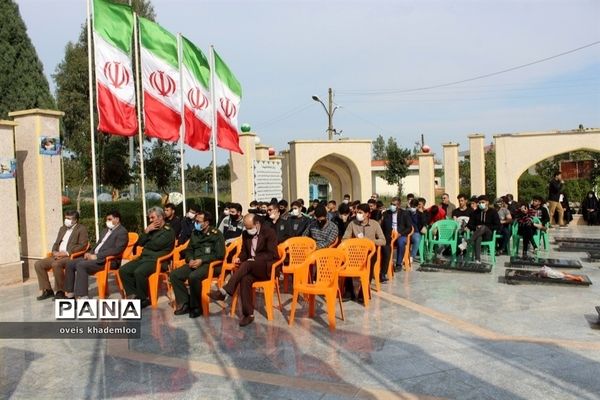 آیین افتتاح هفته بسیج دانش‌آموزی در شهرستان گلوگاه