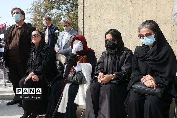 مراسم تشییع پیکر مرحومه ایران درودی هنرمند نقاش