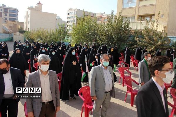 نواخته شدن زنگ استکبارستیزی در هنرستان شاهد نجمیه