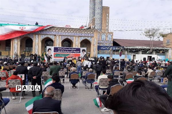 فریاد استکبارستیزی کرمانشاهی‌ها در یوم‌الله 13 آبان