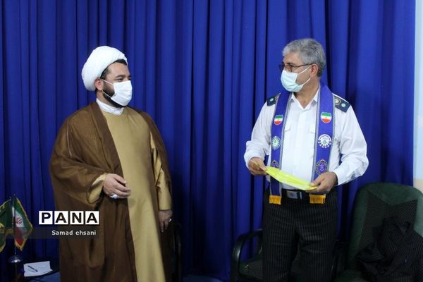 دیدار رئیس سازمان دانش‌آموزی کهگیلویه و بویراحمد با امام جمعه دهدشت