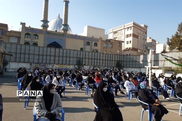 برگزاری مراسم میلاد حضرت عبدالعظیم حسنی (ع) در دبیرستان بعثت منطقه ۱۴