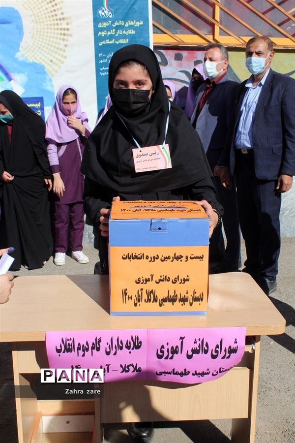 انتخابات شورای دانش آموزی در دبستان شهیدطهماسبی محمودآباد