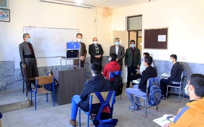بازدید سرزده مدیرکل آموزش و پرورش کردستان از مدارس سنندج