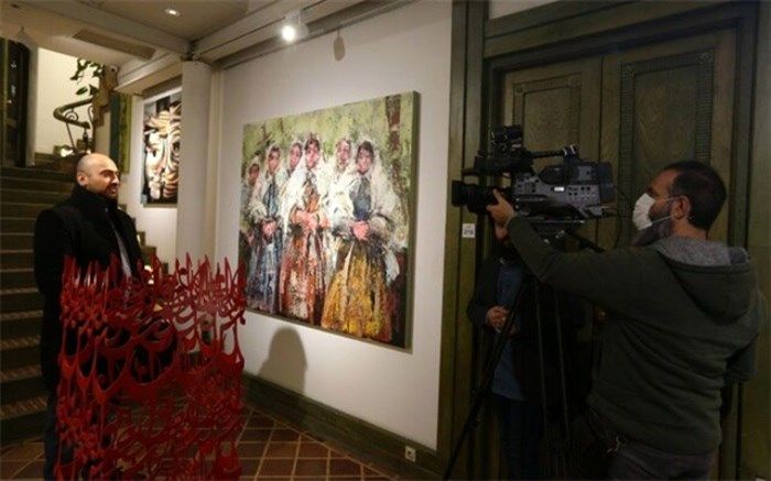 نمایشگاه نقاشی‌های هیرو شیخ‌الاسلامی با برداشت‌هایی از موسیقی کردستان