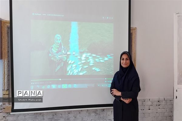 مراسم افتتاح کارگاه قصه گویی در آموزشگاه حجاب شهرستان حمیدیه