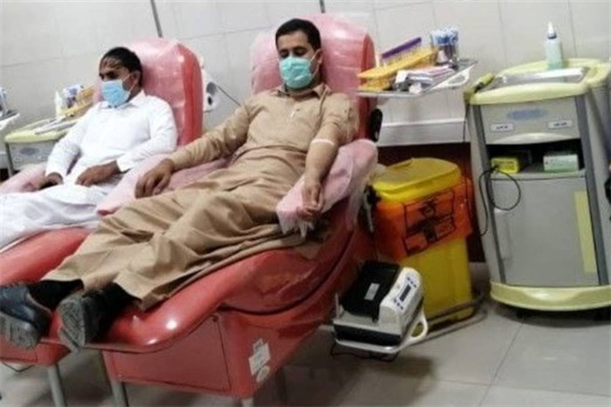 ۱۵۰ بسیجی چابهاری برای کمک به بیماران تالاسمی خون اهدا کردند
