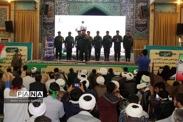 نمایش اقتدار بسیج استان بوشهر