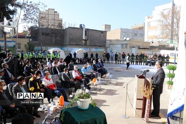 مانور سراسری زلزله و ایمنی در مدارس