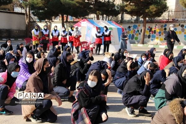 برگزاری مانور زلزله در مدارس بجنورد