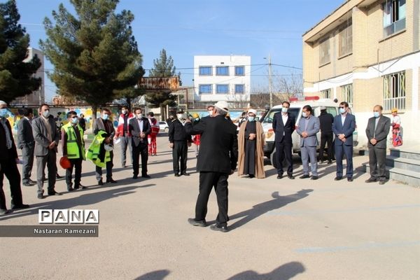 برگزاری مانور زلزله در مدارس بجنورد