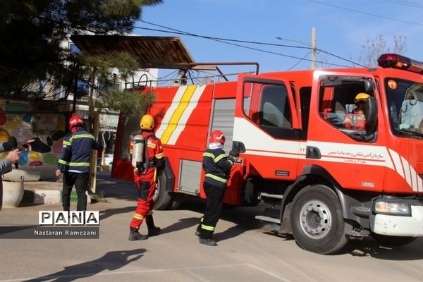 برگزاری مانور زلزله در مدارس بجنورد