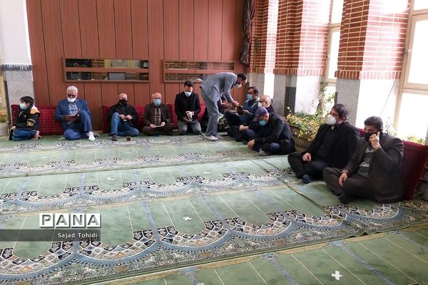 مراسم یادبود معلم در‌گذشته آموزش و پرورش پردیس