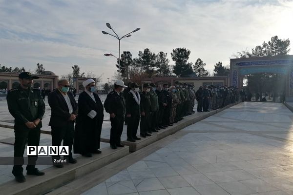 عطرافشانی گلزار شهدای شیروان