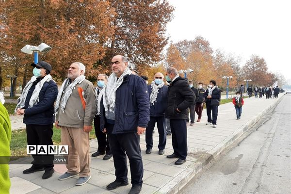 همایش پیاده‌روی فرهنگیان بسیجی به‌مناسبت هفته بسیج
