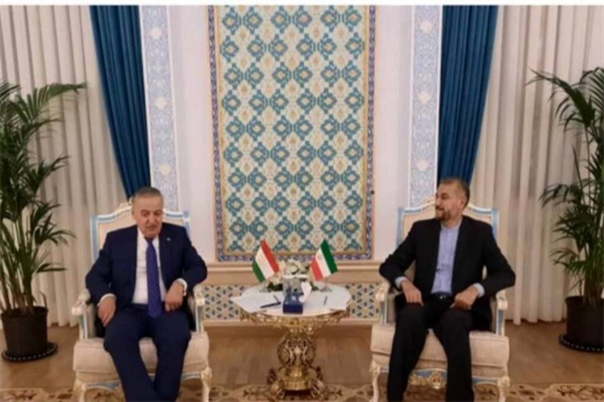 وزیران امورخارجه ایران و تاجیکستان دیدار و گفت‌وگو کردند