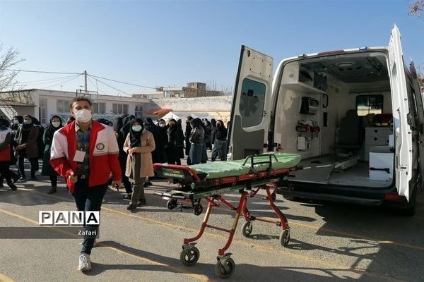 مانور آمادگی دربرابر زلزله