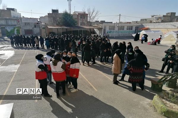 مانور آمادگی دربرابر زلزله