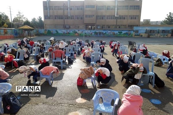 مانور زلزله و ایمنی در پاکدشت