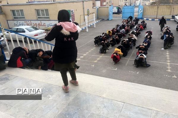 بیست و سومین مانور سراسری زلزله در مدارس چهارمحال بختیاری